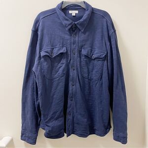 J. Crew Waffle-lined Garment-Dyed Men’s Harbor Shirt - Size XL
